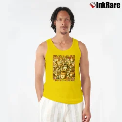 Men’s Brian Jones Rolling Stones Tank Top in yellow | Breathable, Active-Friendly Design