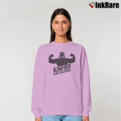 Women’s Bro Science Empire Lifts Gym Relaxed Sweatshirt in light pink | Soft, Laid-Back Vibe