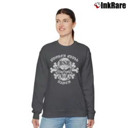Women’s Broken Skull Ranch Black Relaxed Sweatshirt in charcoal | Soft, Laid-Back Vibe