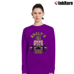 Women’s Broly Legendary Gym Workout Dragon Ball Long-Sleeve Top in purple | Sleek, Versatile, All-Season