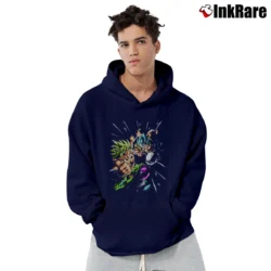 Men’s Broly Vs Gogeta Dragon Ball Super Battle Pullover Hoodie in navy | Cozy, Durable, Modern Fit
