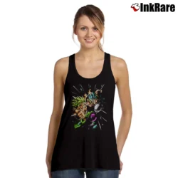 Women’s Broly Vs Gogeta Dragon Ball Super Battle Tank Top in black | Lightweight, Movement-Friendly
