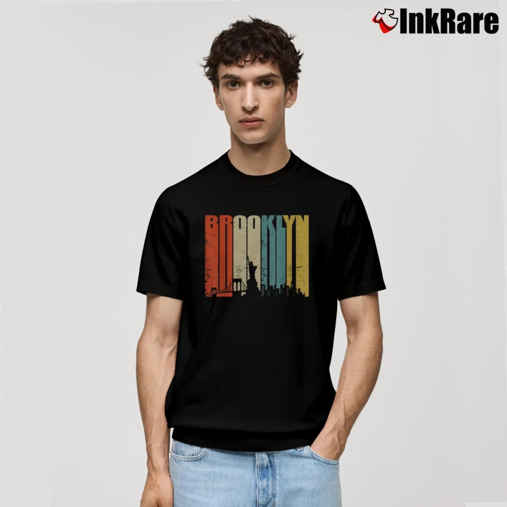 Men’s Brooklyn New York City Graphic Classic T-Shirt in black | Soft, Breathable Everyday Wear
