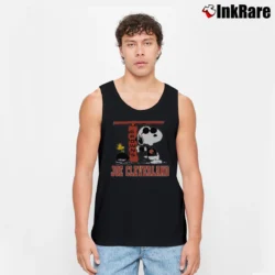 Men’s Browns Joe Cleveland 1970s 1980s Cleveland Browns Snoopy Tank Top in black | Breathable, Active-Friendly Design