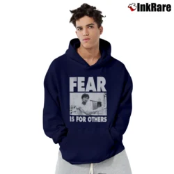 Men’s Bruce Fear Is For Others Pullover Hoodie in navy | Cozy, Durable, Modern Fit