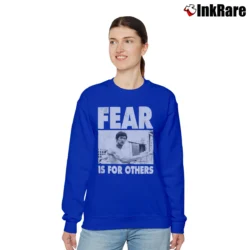 Women’s Bruce Fear Is For Others Relaxed Sweatshirt in royal blue | Soft, Laid-Back Vibe