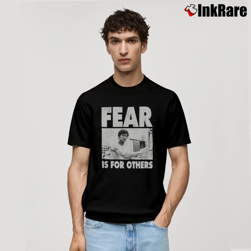 Men’s Bruce Fear Is For Others Classic T-Shirt in black | Soft, Breathable Everyday Wear