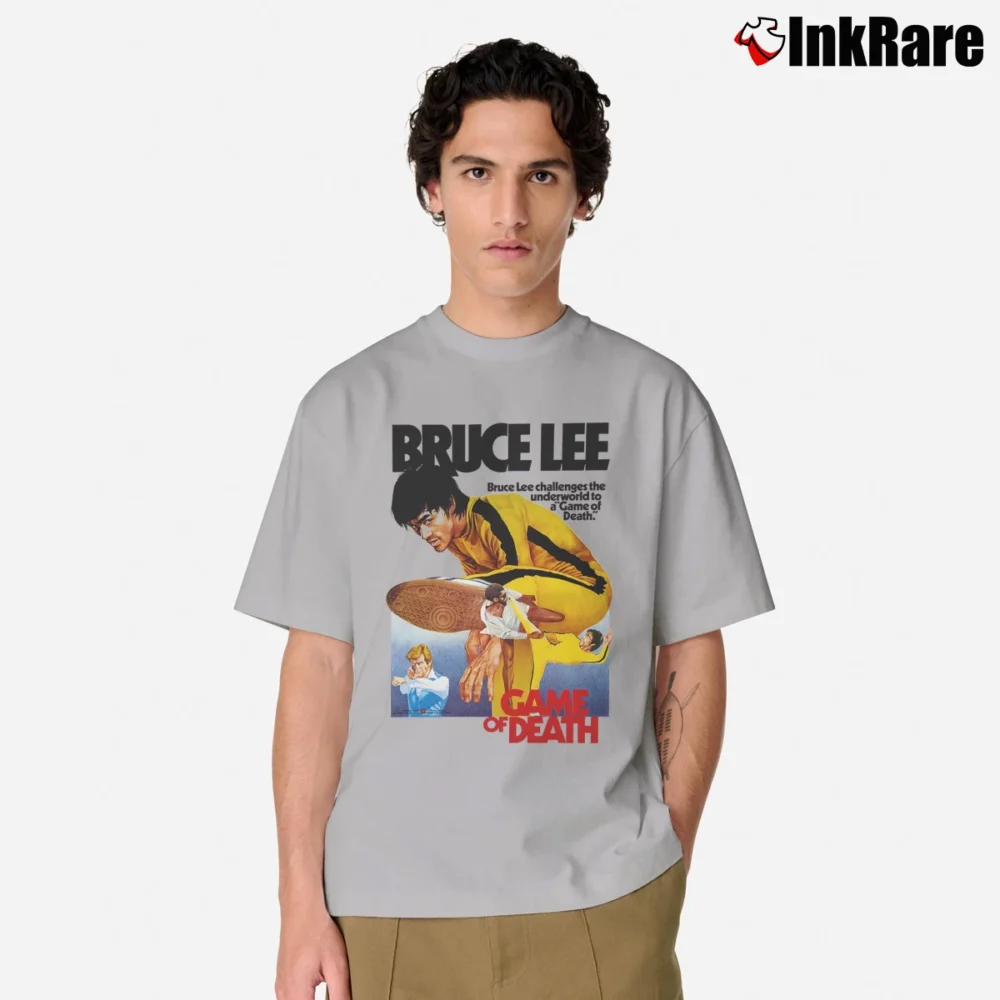 Men’s Bruce Lee Game Of Death Classic T-Shirt in sport grey | Soft, Breathable Everyday Wear
