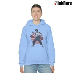 Women’s Bruce Lee The Meaning Of Life Cozy Hoodie in light blue | Warm, Structured, Stylish
