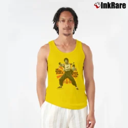 Men’s Bruce Lee The Meaning Of Life Tank Top in yellow | Breathable, Active-Friendly Design