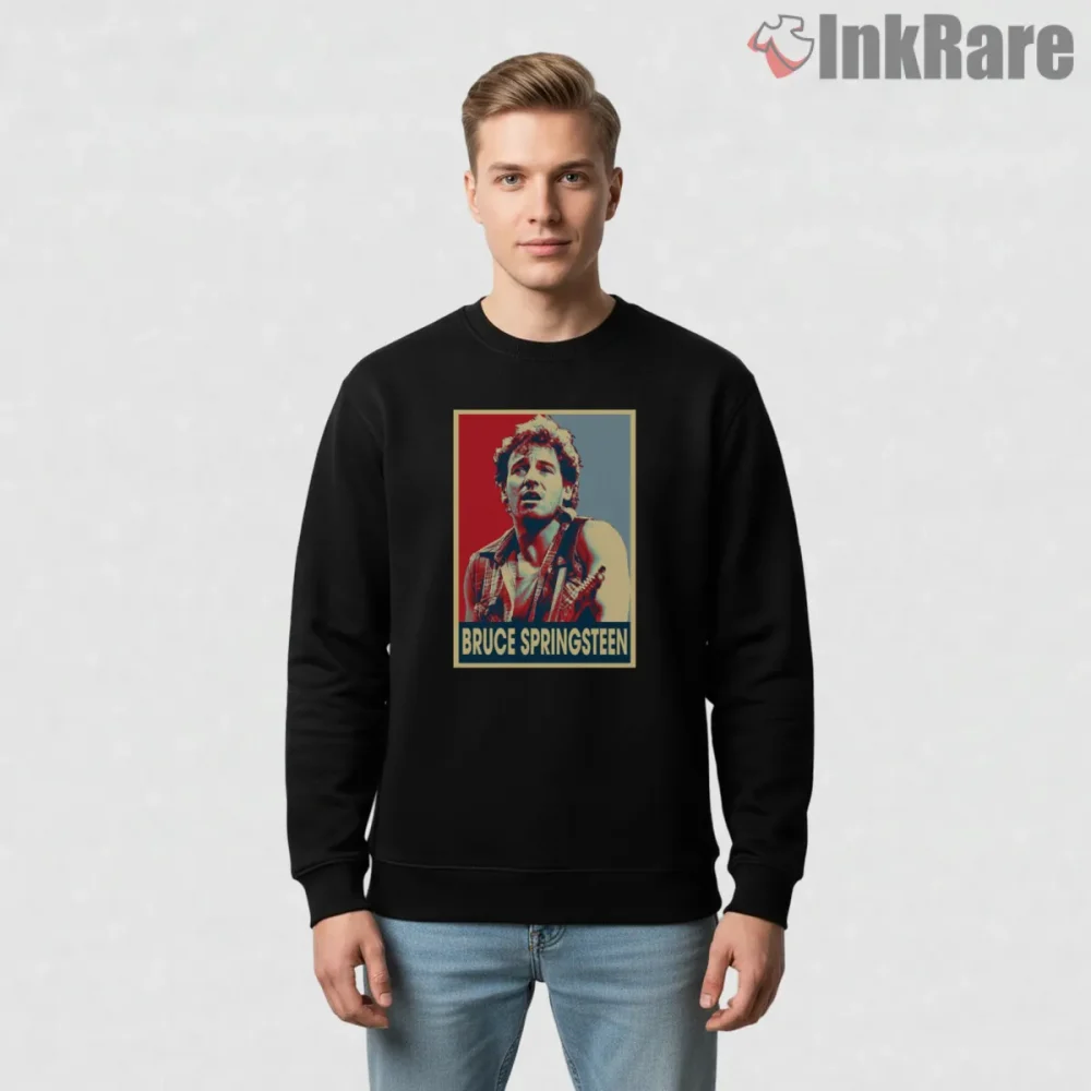 Bruce Springsteen Born In The Usa Pop Art Portrait Shirt on graphic shirt for men graphic tee