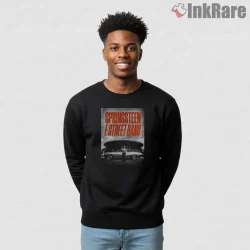 Bruce Springsteen E Street Band Tour Car Stage Poster Shirt on graphic shirt for men graphic tee
