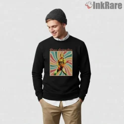 Bruce Springsteen Retro Spiral Concert Poster Fan Art Shirt on graphic shirt for men graphic tee