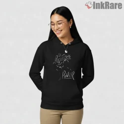 Bruce Springsteen The Righteous Power Live Sketch Shirt on black hoodie for women graphic tee
