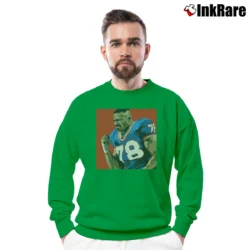 Men’s bruise smith football legend for American Football Fans Crewneck Sweatshirt in irish green | Cozy Fabric, Clean Style