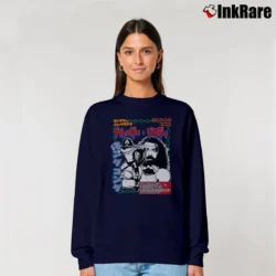 Women’s Bruiser Legacy Wrestling Relaxed Sweatshirt in navy | Soft, Laid-Back Vibe