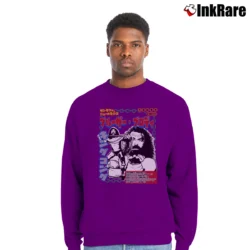 Men’s Bruiser Legacy Wrestling Crewneck Sweatshirt in purple | Cozy Fabric, Clean Style