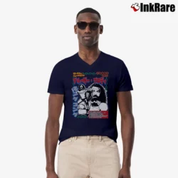 Men’s Bruiser Legacy Wrestling V-Neck Tee in navy | Sharp, Breathable, Everyday Staple
