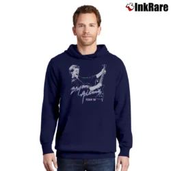 Men’s Bryan Adams In 85 Tour Vintage Pullover Hoodie in navy | Cozy, Durable, Modern Fit