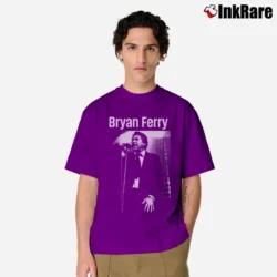 Men’s Bryan Ferry Stone Woman Classic T-Shirt in purple | Soft, Breathable Everyday Wear
