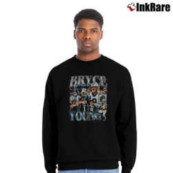 Men’s bryce young vintage for College Football Fans Crewneck Sweatshirt in black | Cozy Fabric, Clean Style