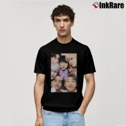Men’s Bts All Member Selffile Classic T-Shirt in black | Soft, Breathable Everyday Wear