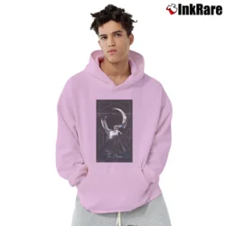 Men’s BTS Jimin The Moon Tarot Card Pullover Hoodie in light pink | Cozy, Durable, Modern Fit