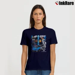 Women’s bubba wallace us air force car for NASCAR Fans Signature T-Shirt in navy | Soft, Flattering Fit