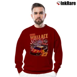 Men’s Bubba Wallace Vintage Crewneck Sweatshirt in maroon | Cozy Fabric, Clean Style
