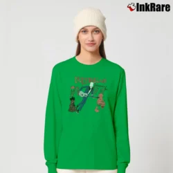 Women’s Buckethead Empty Space Guitar Music Long-Sleeve Top in irish green | Sleek, Versatile, All-Season