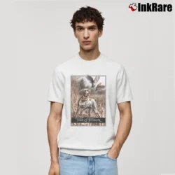 Men’s Buckwear Tide And Timber Pointer Classic T-Shirt in white | Soft, Breathable Everyday Wear