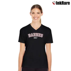 Women’s Bucky Barnes Winter Soldier Avengers Marvel V-Neck Tee in black | Chic Neckline, Soft Texture