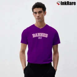 Men’s Bucky Barnes Winter Soldier Avengers Marvel V-Neck Tee in purple | Sharp, Breathable, Everyday Staple
