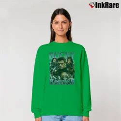 Women’s Bucky Barnes Winter Soldier Relaxed Sweatshirt in irish green | Soft, Laid-Back Vibe