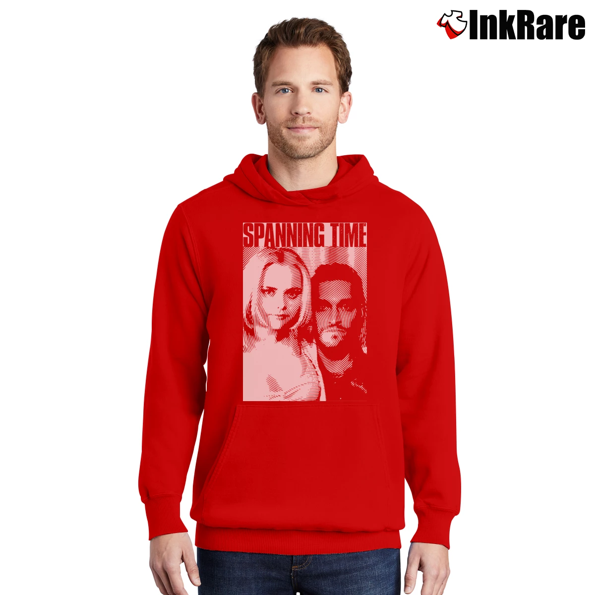 Men’s Buffalo 66 Spanning Time Pullover Hoodie in red | Cozy, Durable, Modern Fit