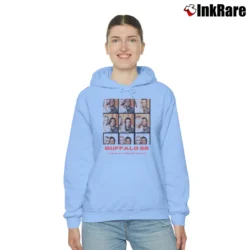 Women’s Buffalo 66 Vincent Gallo Christina Ricci Cozy Hoodie in light blue | Warm, Structured, Stylish