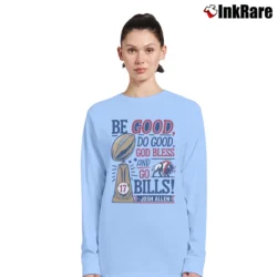 Women’s Buffalo Bills Josh Allen Be Good Do Good Go Bills Long-Sleeve Top in light blue | Sleek, Versatile, All-Season