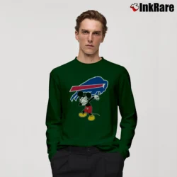 Men’s Buffalo Bills Mickey Mouse Super Bowl Fan Long-Sleeve Shirt in forest green | Sleek, Lightweight, Year-Round Wear