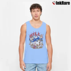 Men’s Buffalo Bills NFL Looney Tunes Football Tank Top in light blue | Breathable, Active-Friendly Design