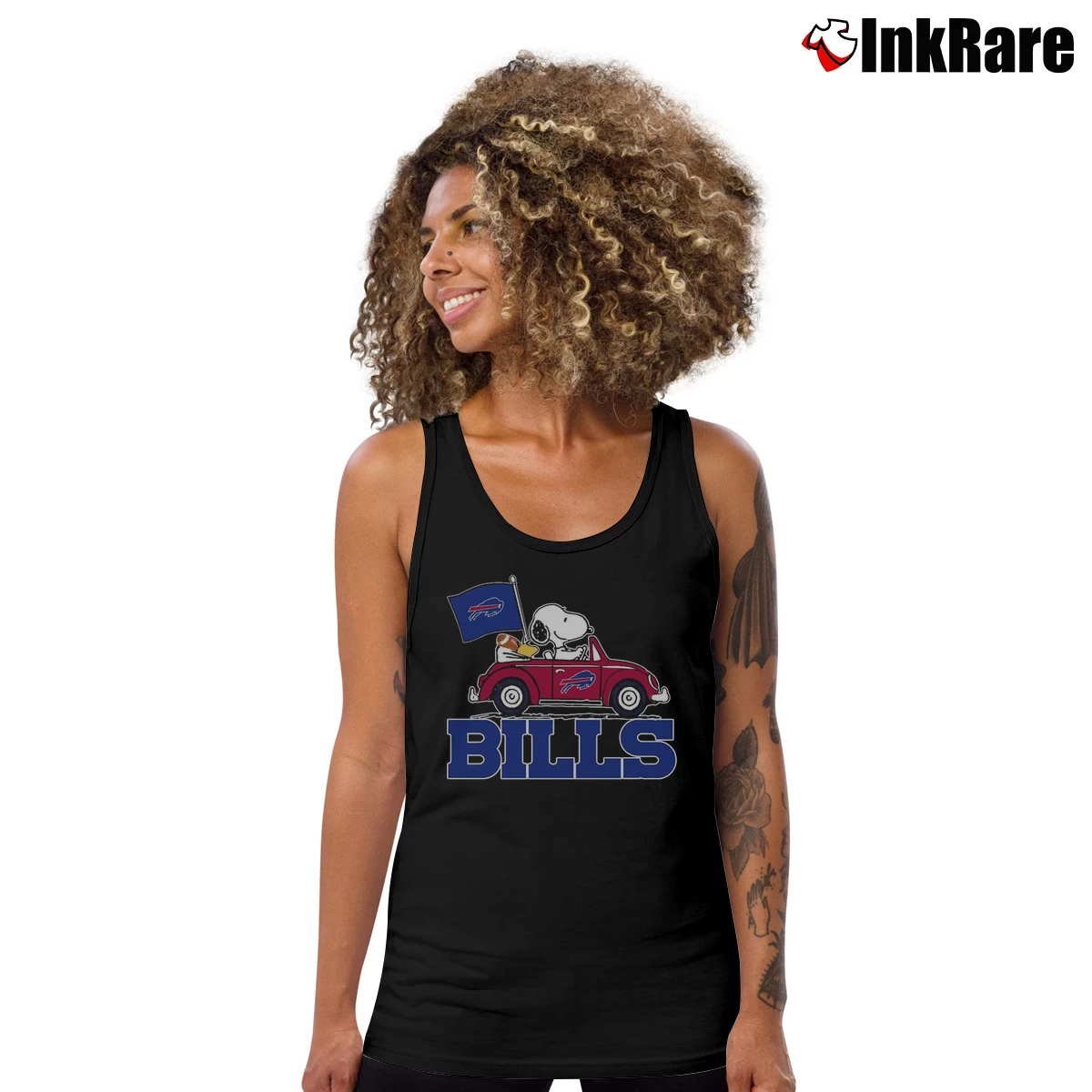buffalo bills snoopy and woodstock driving car Women’s Essential Tank in black – Summer Ready Women’s buffalo bills snoopy and woodstock driving car Tank Top in black | Lightweight, Movement-Friendly