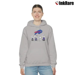Women’s Buffalo Bills Snoopy Charlie Brown And Friends Cozy Hoodie in sport grey | Warm, Structured, Stylish