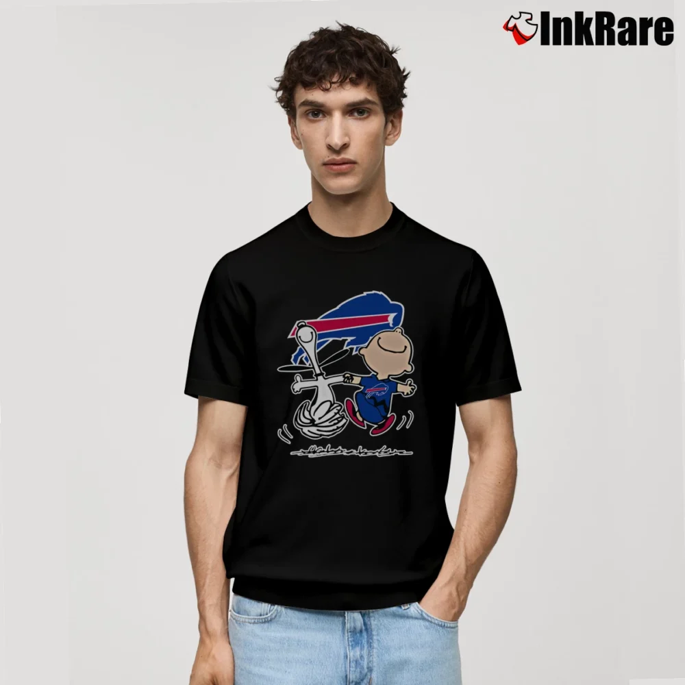 Men’s Buffalo Bills Snoopy Classic T-Shirt in black | Soft, Breathable Everyday Wear