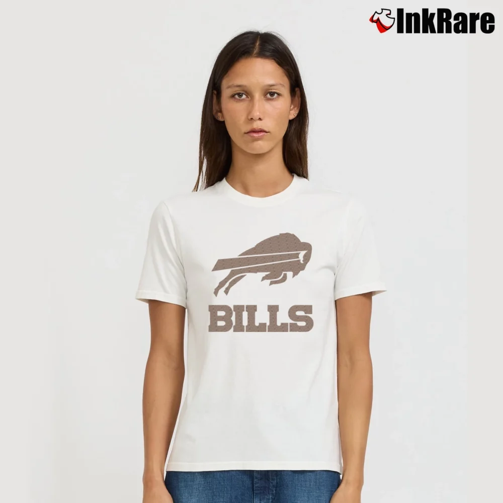 Women’s Buffalo Bills Star Wars Football Signature T-Shirt in white | Soft, Flattering Fit