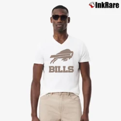 Men’s Buffalo Bills Star Wars Football V-Neck Tee in white | Sharp, Breathable, Everyday Staple