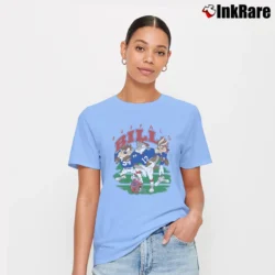 Women’s Buffalo Bills X Looney Tunes NFL Football Signature T-Shirt in light blue | Soft, Flattering Fit