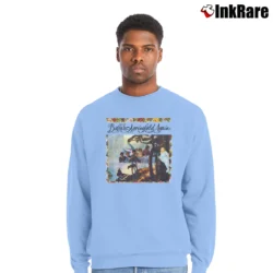 Men’s Buffalo Springfield Again Crewneck Sweatshirt in light blue | Cozy Fabric, Clean Style