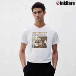 Men’s Buffalo Springfield Again V-Neck Tee in white | Sharp, Breathable, Everyday Staple