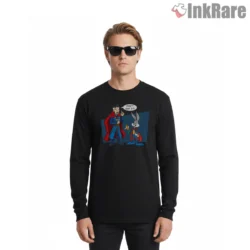 Bugs Bunny And Doctor Strange Mashup Shirt on black long sleeve shirt for men graphic tee