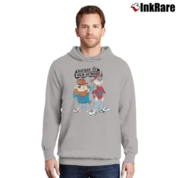Men’s Bugs Bunny And Taz Retro Old School Looney Tunes Pullover Hoodie in sport grey | Cozy, Durable, Modern Fit