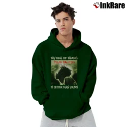 Men’s Buju Banton Graphic Pullover Hoodie in forest green | Cozy, Durable, Modern Fit